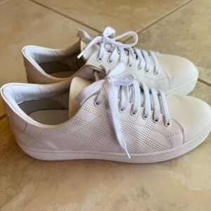 BURBERRY women's Westford leather sneakers